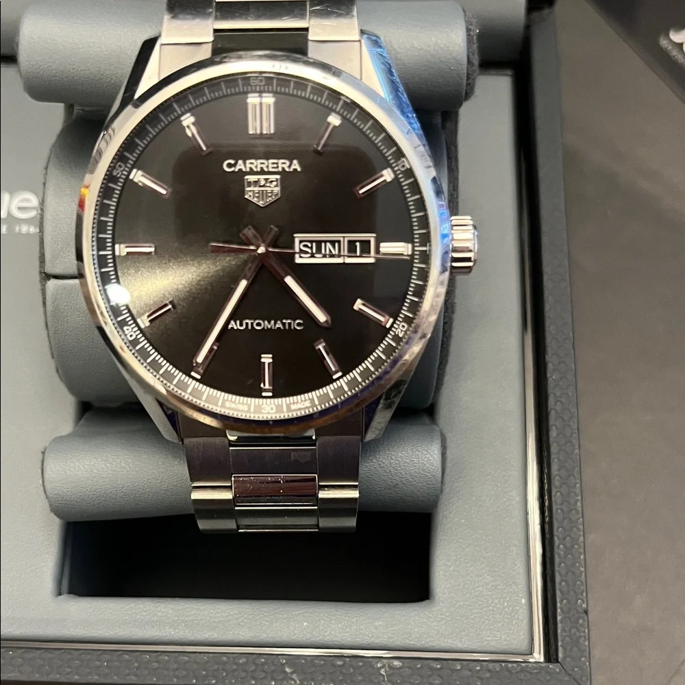 Authentic TAG Heuer Carrera Day-Date Automatic watch, reference WBN2013.FC6503. - Picture 10 of 10